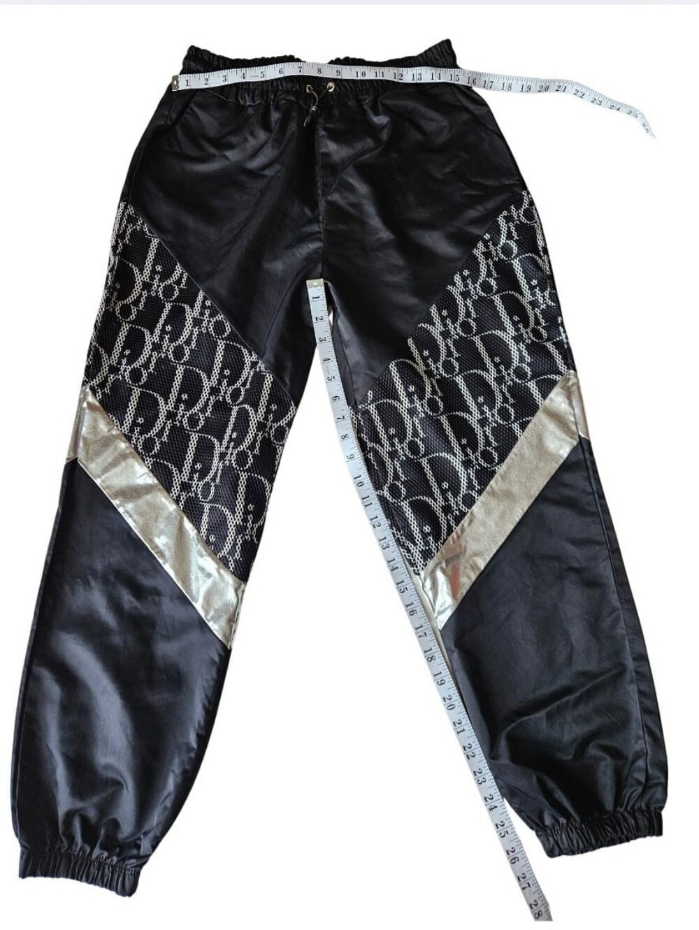 Black & Silver Logo Track Jumpsuit - Picture 10 of 11
